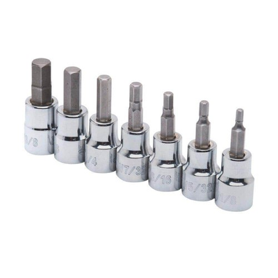 #ad Husky 3 8 in. Drive SAE Hex Bit Socket Set 7 Piece $11.95