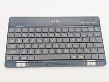 AZIO KB335 Slim LED Backlit Bluetooth Keyboard Large Font Portable Black Work