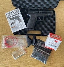 Umarex T4E CO2 Blowback Smith & Wesson M&P .43 Cal Pistol 2292124 & Accessories