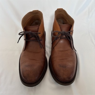 COLE HAAN Boots Men’s 9 M Brown Leather Lace Up Ankle High Top Chukka Boot Shoes Cole Haan Men main image 4