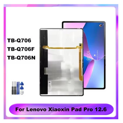 For Lenovo Xiaoxin Pad Pro 12.6'' TB-Q706 TB-Q706F LCD Touch Screen Replacement