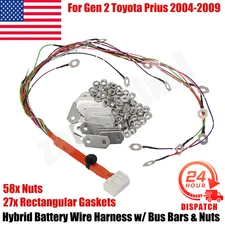 Hybrid Battery Wire Harness For 2004-2009 Gen 2 Toyota Prius w/ Bus Bars & Nuts