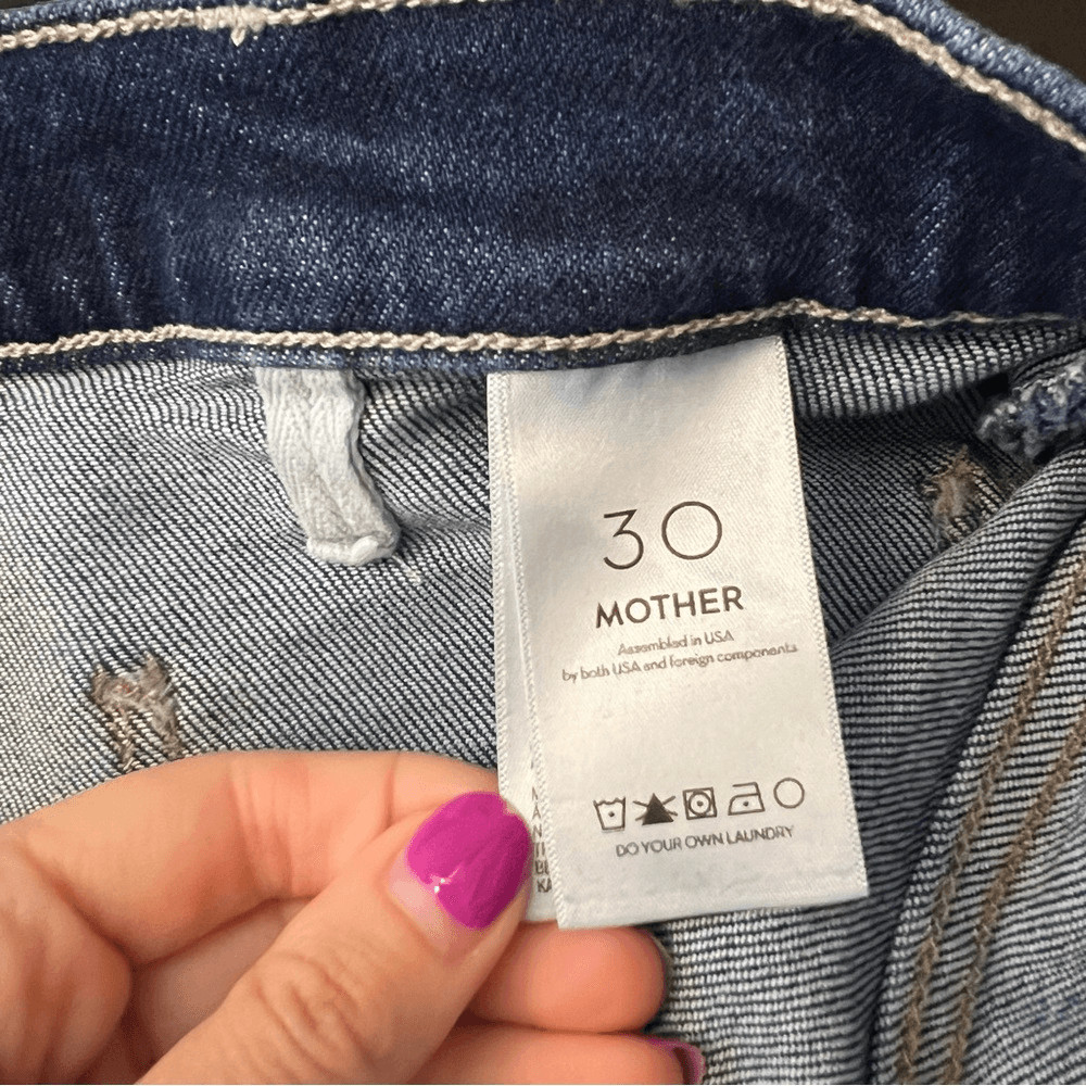 Mother The Patch Pocket Rambler Zip Sneak Jeans These Boots are Made for Walking