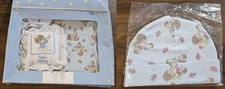 Vintage Newborn Boy Baby's Sleeping Door Pillow & Sleeper + Cap Precious Moments
