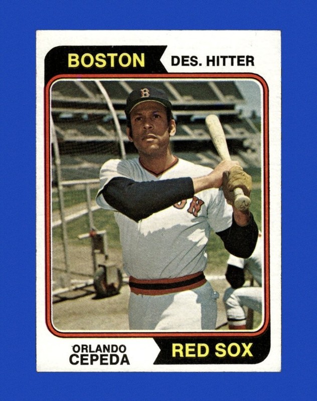 1974 Topps Set-Break # 83 Orlando Cepeda EX-EXMINT *GMCARDS*