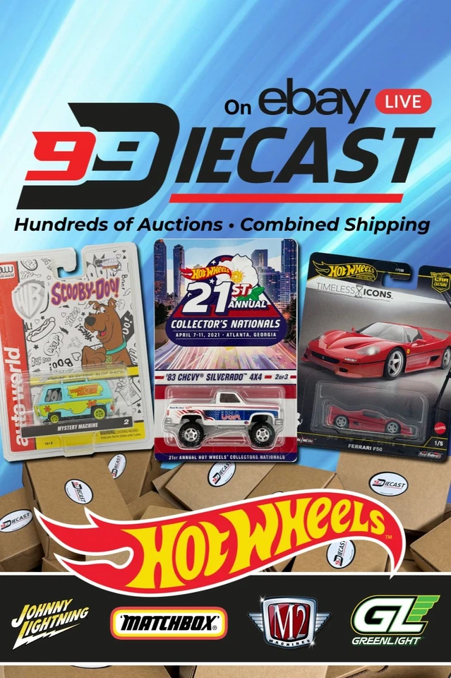 🌙 All Day Diecast: Show B - Hot Wheels, Johnny Lightning, Kaido ++ 08/29