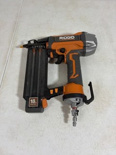RIDGID 18 Gauge Pneumatic 2 1/8 in. Brad Nailer TOOL ONLY R213BNF