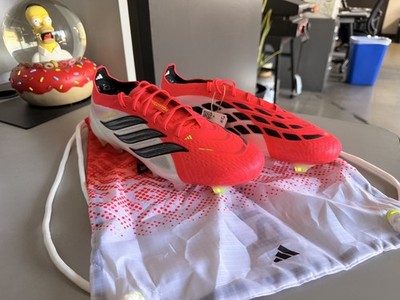 Men Adidas Predator Elite FG 'Lucid Red Black' Soccer Cleats JS0433 Size 9.5 men