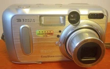 Kodak EasyShare DX6340 3.1MP Digital Camera Silver No Memory Card Tested & Works