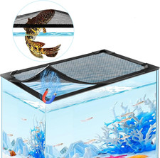 Magnetic Aquarium Cover Fish Tank Lid with Fresh Air Netting - Adjustable DIY Me