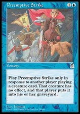 1x Preemptive Strike Moderate Play MTG Magic - Kid Icarus -