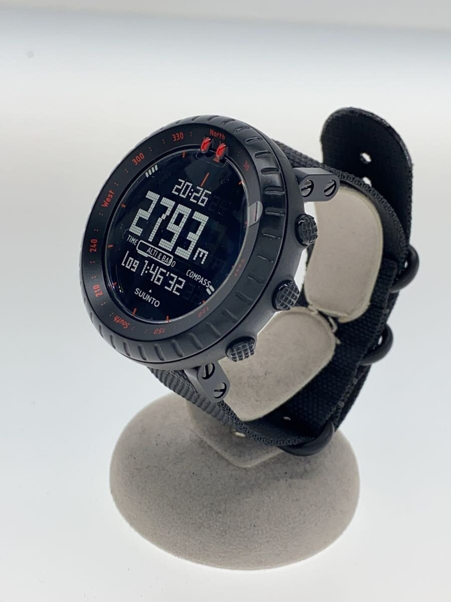 SUUNTO CORE BLACK RED Quartz Digital Watch Alti Baro Compass