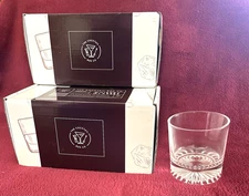 NIB PREMIUM WHISKEY / COCKTAIL GLASSES SET OF 4,  WEIGHTED BOTTOM, DOUBLE WALLED