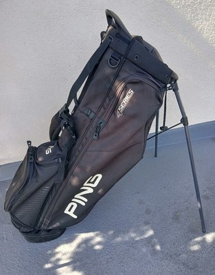 PING 4 SERIES スタンドバッグ ブラック TZ GOLF - Ping 4 SERIES Black Stand Bag 6 Pockets 4 Way Padded Top