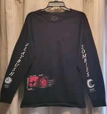 Flatbush Zombies Glorious Dead FBZ Afterlife Longsleeve T-Shirt Black Medium