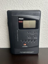 RCA RP1888 AM FM Cassette Player Walkman Bass Boost w Samsonite Case Vintage