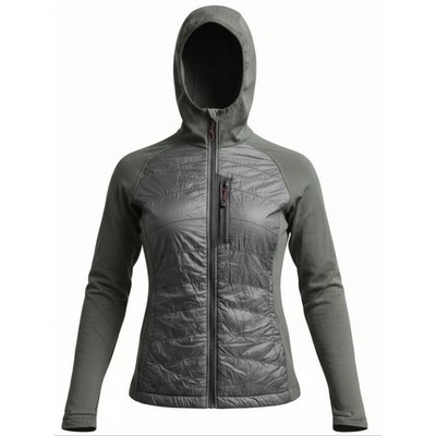 OUTDOOR RESEARCH | Deviator Hybrid Hooded Lightweight Jacket Full Zip Gray | S