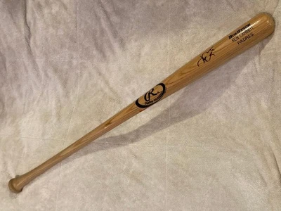 RARE Ken Caminiti 1997 Game Used Rawlings Signed Auto Bat San Diego Padres - Image 1 of 4