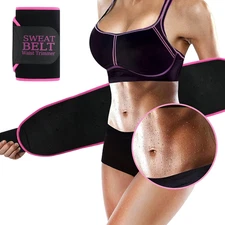 Sculpt Touch Women's Waist Trainer Sweat Band for Stomach Trimming