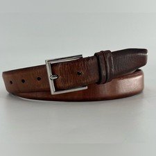 Cole Haan Vintage Tan Brown Leather Belt 44