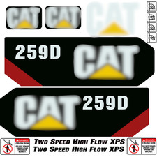 Compatible With 259d Decal Kit Skid Steer Stickers - Free Shipping - 3m Vynyl