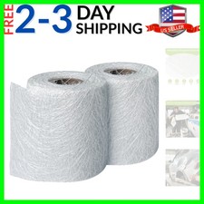 Fiberglass Chopped Strand Mat 5 Yards 4 inch 2 Roll,Strong Glass Fiber for St...