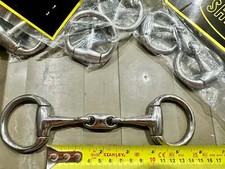 Dinky Small Ring Lozenge Mini Eggbutt Snaffle - 3 1/2-5” - Diddy Pony