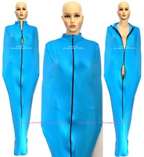 Lake Blue Spandex Mummy Suit Costumes Unisex Sleeping Bags internal Sleeves F469