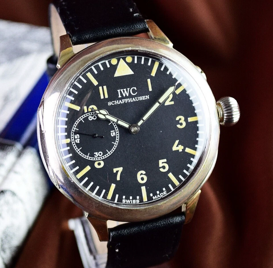Vintage Swiss Watch IWC Military Style Collectible Marriage Wristwatch Serviced - Image 2 of 4