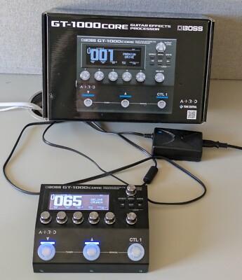 Boss GT-1000CORE Multi-Effekt-Gitarrenprozessor - Schwarz