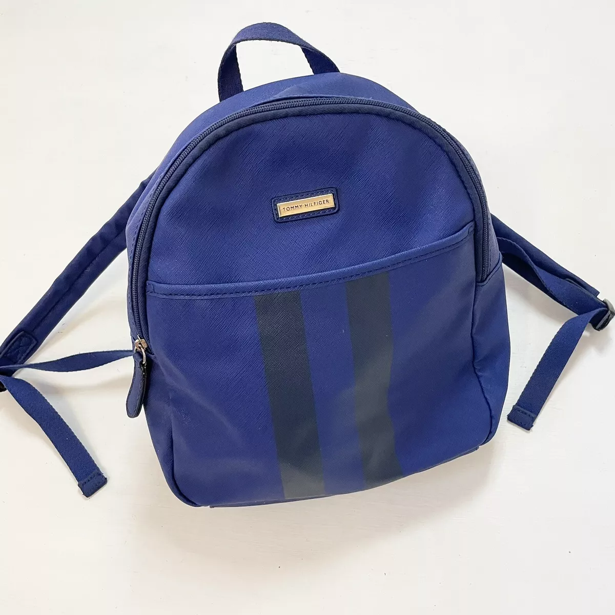 Tommy Hilfiger Backpack Blue Excellent Condition eBay