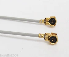 2pcs I-PEX Female to I-PEX Female Dual I-PEX Female Cable 11cm for Cell Antenna