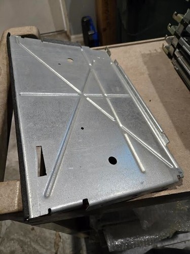 Allen Bradley AB Centerline 2100 9" Base Plate DOOR SILVER INSERT for MCC $79 - Picture 5 of 6
