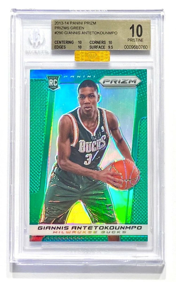 2013-14 Panini Prizm GIANNIS ANTETOKOUNMPO Green Prizm