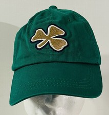 Green Gold University of Notre Dame Irish College Adjustable Hat Cap Signatures