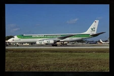 Aviation Airplane Airline postcard Flite Line #32 Douglas DC-8 Antilleana Miami