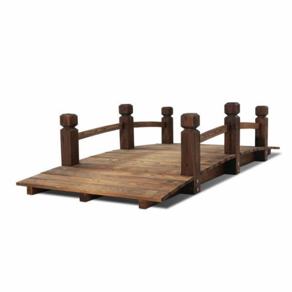 Gardeon GD-BRIDGE-CC 160cm Wooden Rustic Bridge for sale ...