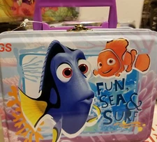 Disney Dory and Nemo Tin Lunch Box Tote New ship Fast GS