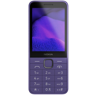 Nokia 235 (2024) Dual SIM, 2 MP, LED flash, AI assistant, 64 MB RAM, Purple
