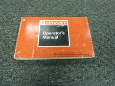 2000-2002 Kenworth C500 C500B Semi Truck Owner Operator Maintenance Manual 2001