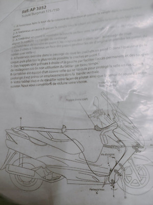 Bagster AP3052 -Beindecke für Suzuki BURGMAN 125/150