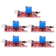5Pcs Sound Sensor Module 3 to 5V Microphone Sound Sensor Microphone Sensor Mo...