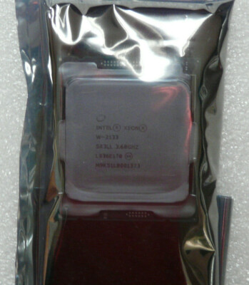 NEW GENUINE INTEL XEON W-2133 3.9GHZ 6-CORES 8.25MB CPU PROCESSOR SR3LL