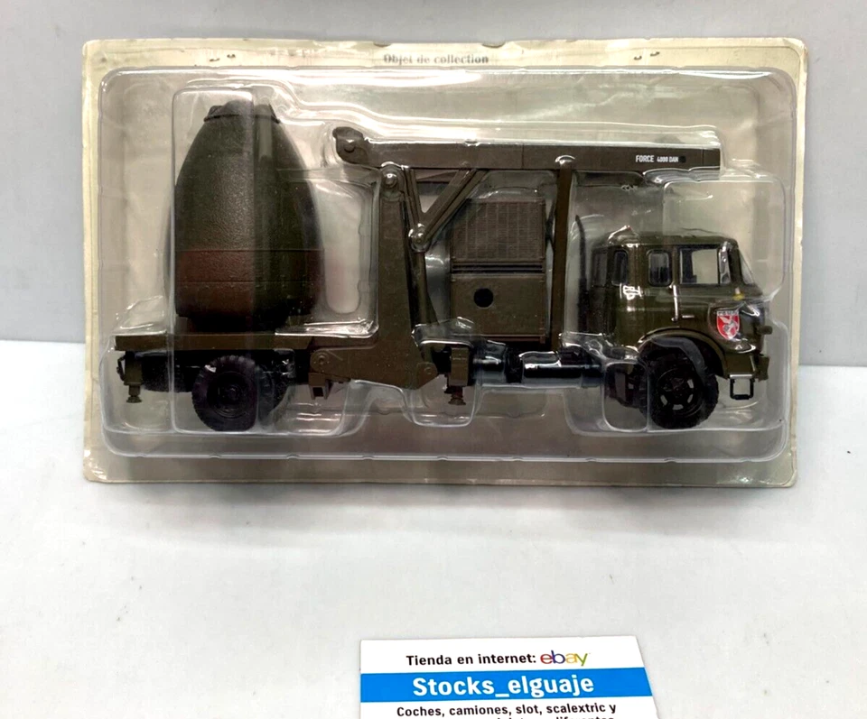 IXO ALTAYA 1/43 DIECAST BERLIET VTC EJERCITO DE TIERRA TRANSPORTE NUCLEAR OJIVA - Imagen 2 de 2