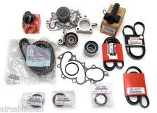 16 Piece 3.4L TIMING BELT KIT WATER PUMP  Genuine & OEM Parts with CRANKBOLT