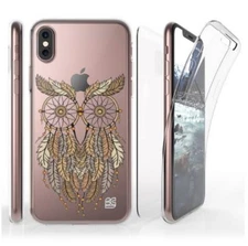 Apple IPHONE XR 6.1 Owl Dream Catcher Cell Phone Case Slim 360 Tri Max Flexible