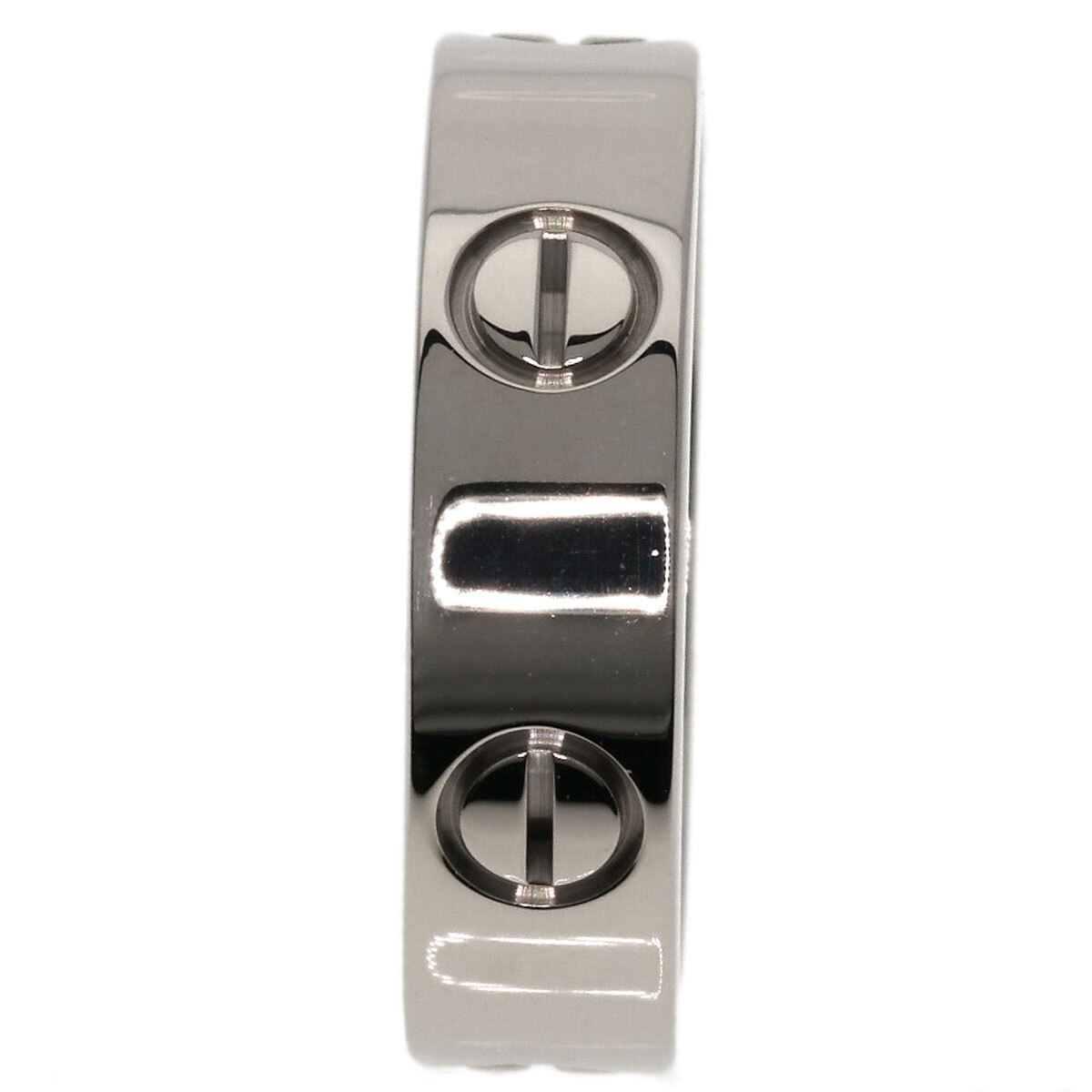 CARTIER Ring love ring #56 K18 White Gold | eBay