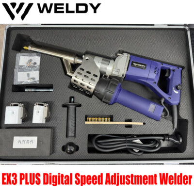 #ad WELDY Booster EX3Plus 230V Digital Speed Adjustment Welding Gun Extrusion Welder $2045.07