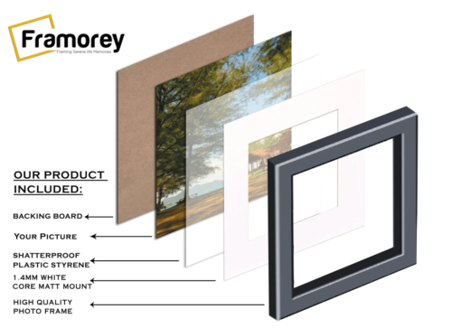 Sqaure Size Picture Frames Oslo Range With or Without White Mount - Picture 61 of 79