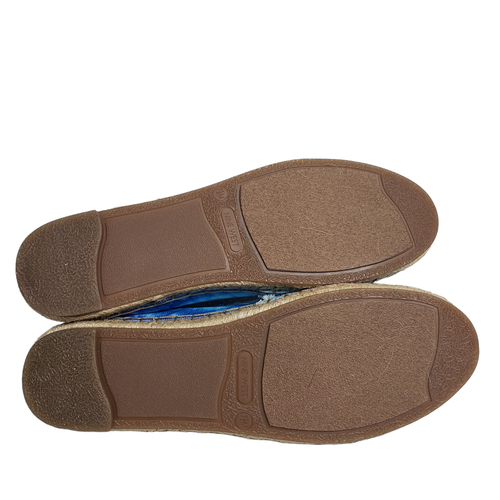 Nine West Womens Maybe Medium Blue Fabric Slip On Espadrille Flat Shoes Size 7.5 - 第 7/9 張圖片
